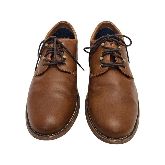 Hawker Rye Porewia Speed Lace Derby Brown Mens Dress Shoe 11 - Picture 2 of 16